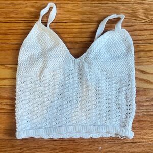 Wilfred Cream Knit Tank Top